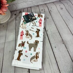 Humane world for animals decorative Dog Patterned kitchen Towel dog mom 3pk